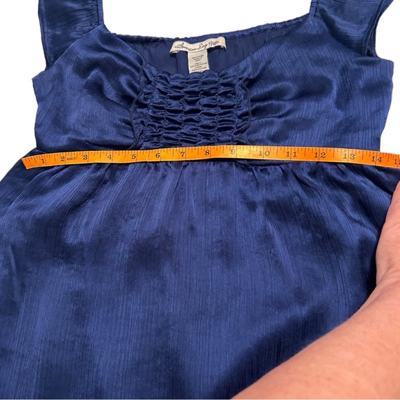 American Rag satin look peasant top size XS - Picture 7 of 7